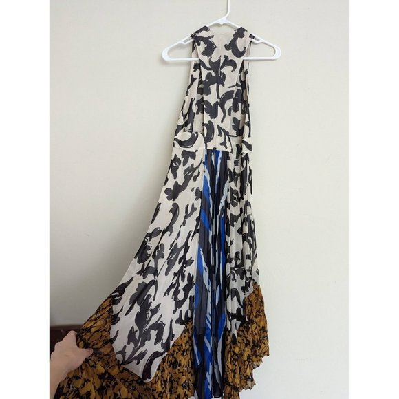 ZARA NWT LIMITED EDITION FLORAL MULTICOLOR PRINTED PLEATED DRESS S,M NWT - Picture 14 of 14